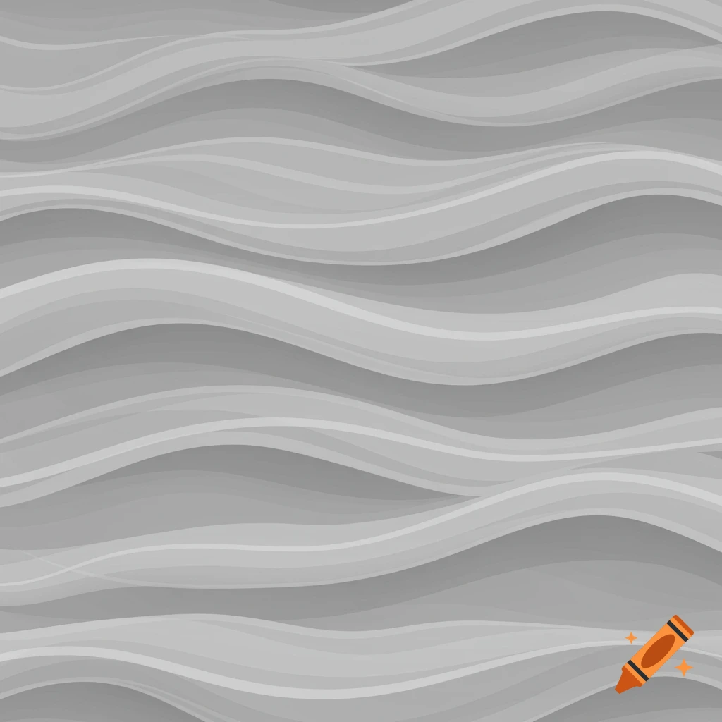 A grayscale abstract pattern of overlapping wavy lines.