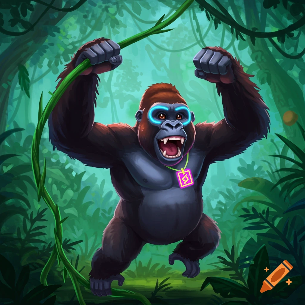 Gorilla Tag on Craiyon