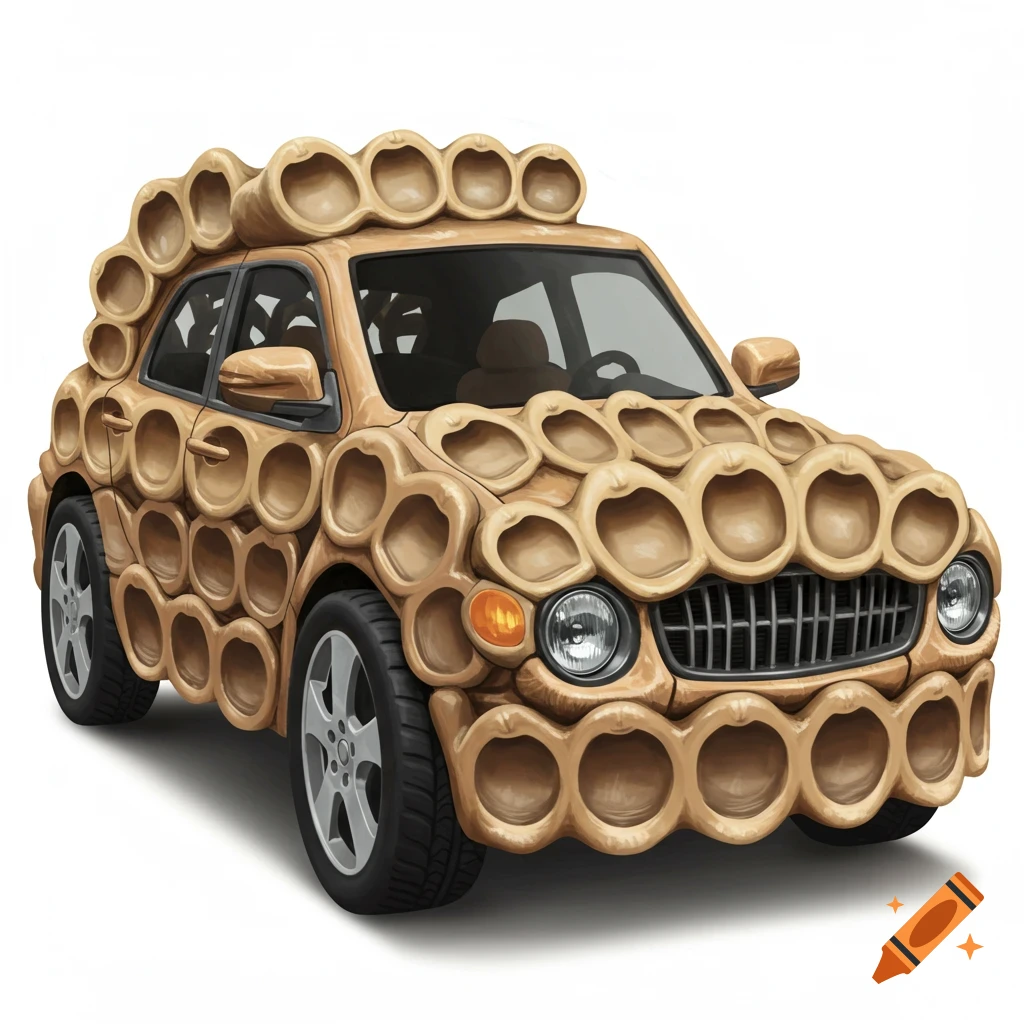 A car made out of knuckles.