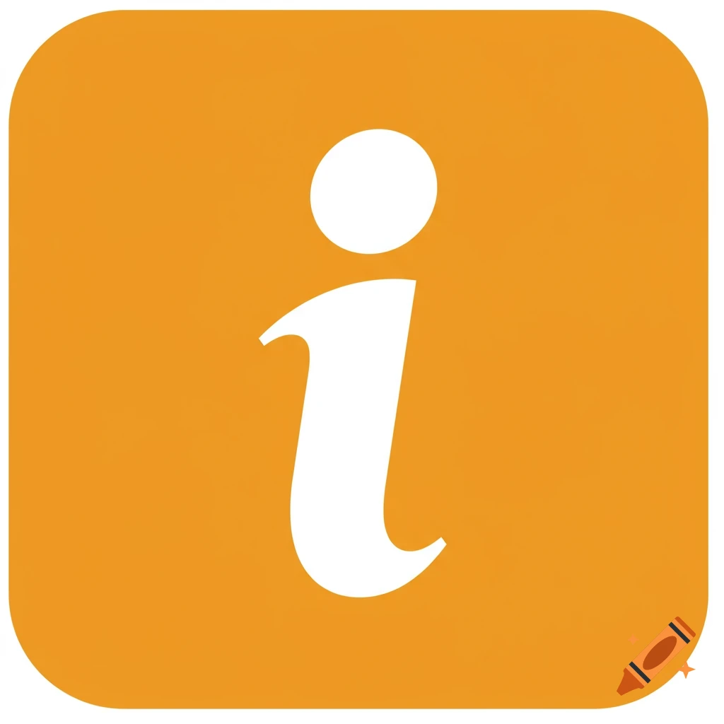 A white stylized lowercase letter 'i' icon on an orange square with rounded corners.