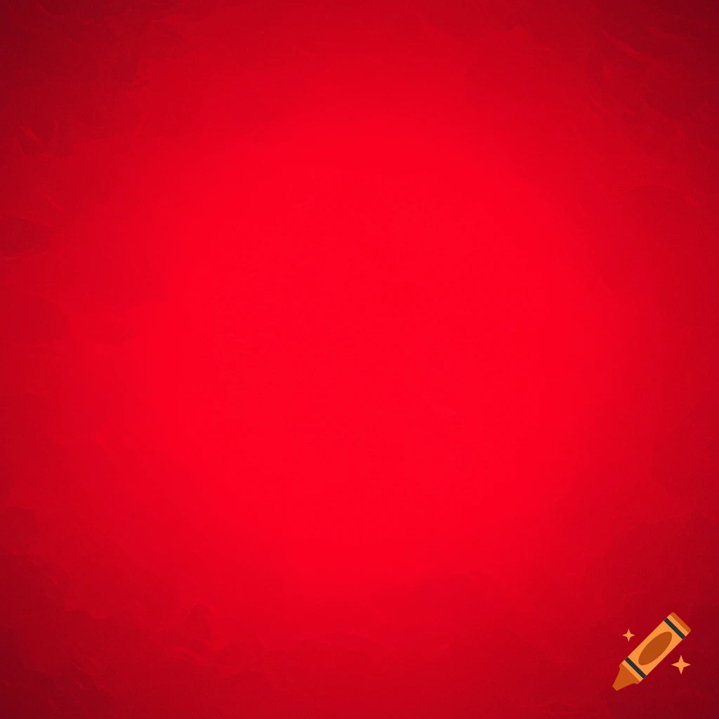 A textured red background.