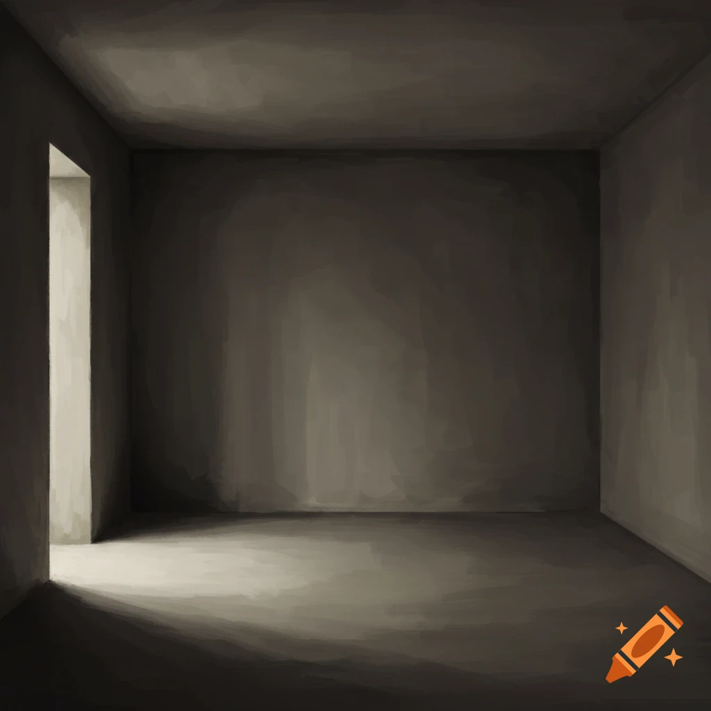 An empty room with light streaming from a window.