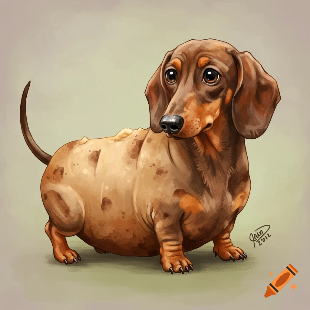 A dachshund dog