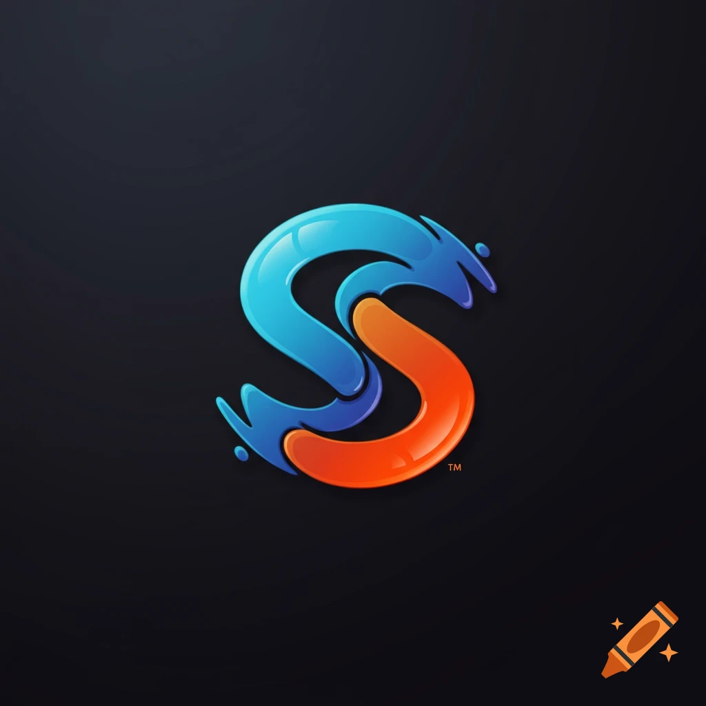 A stylized blue and orange letter S logo.