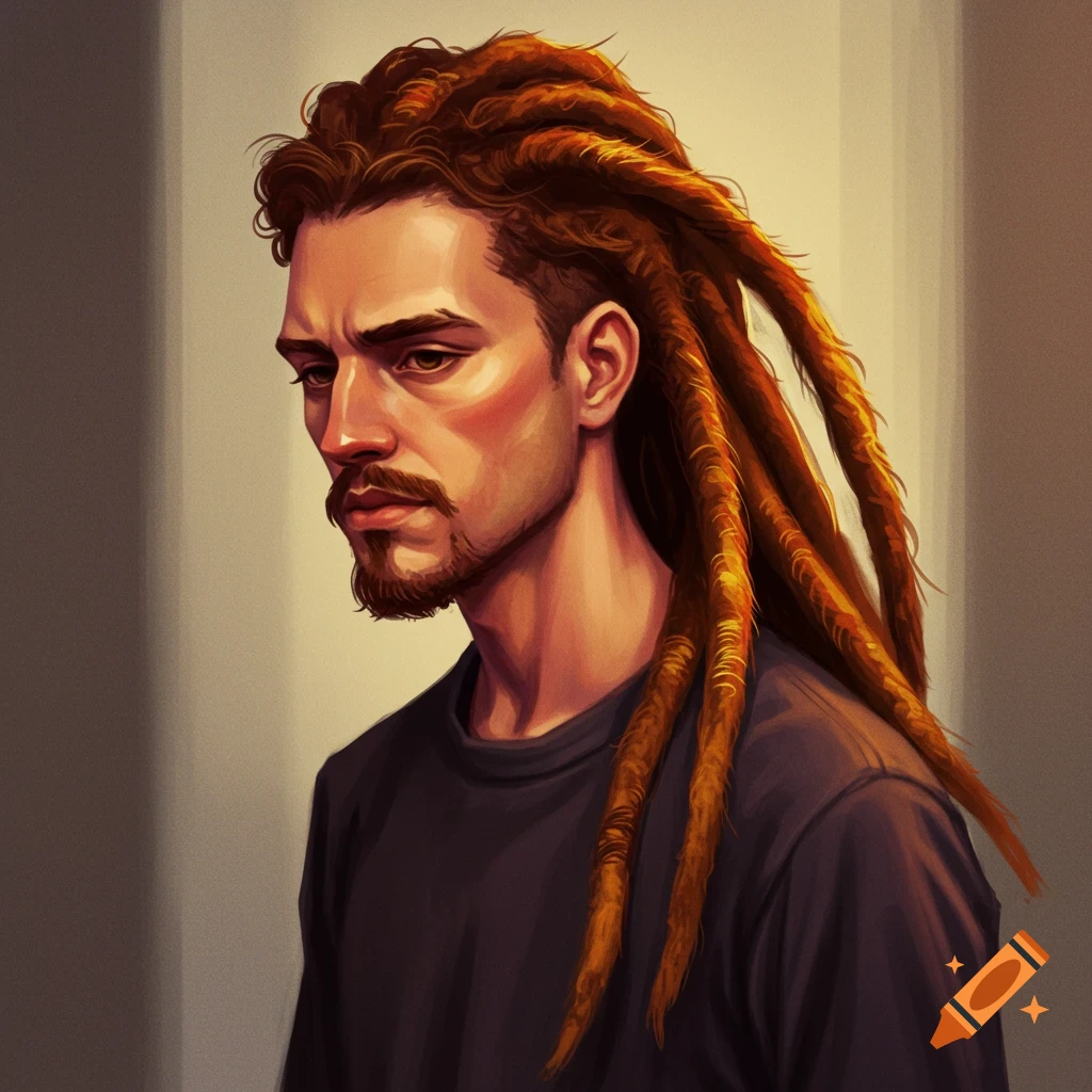 A man with dreadlocks.