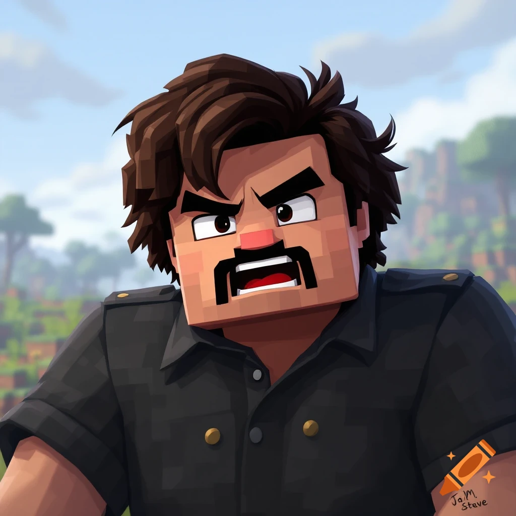 Cute Cartoon Minecraft Steve