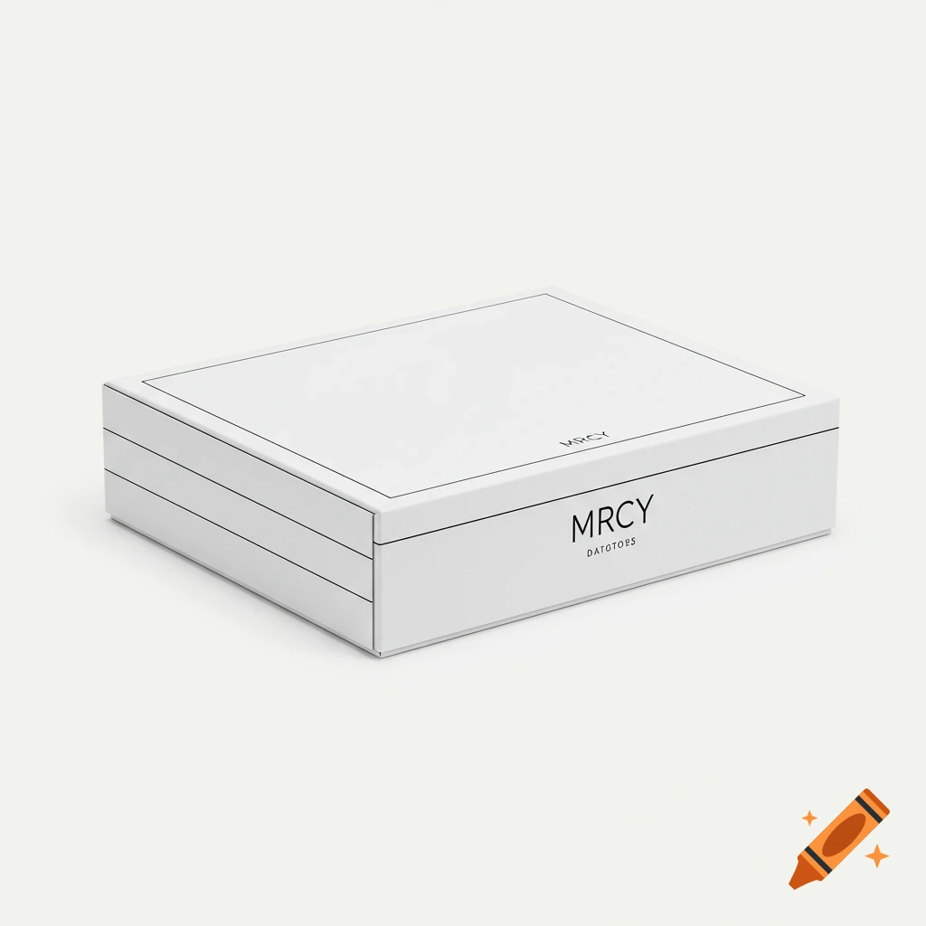 A white box with black lines and text on it.