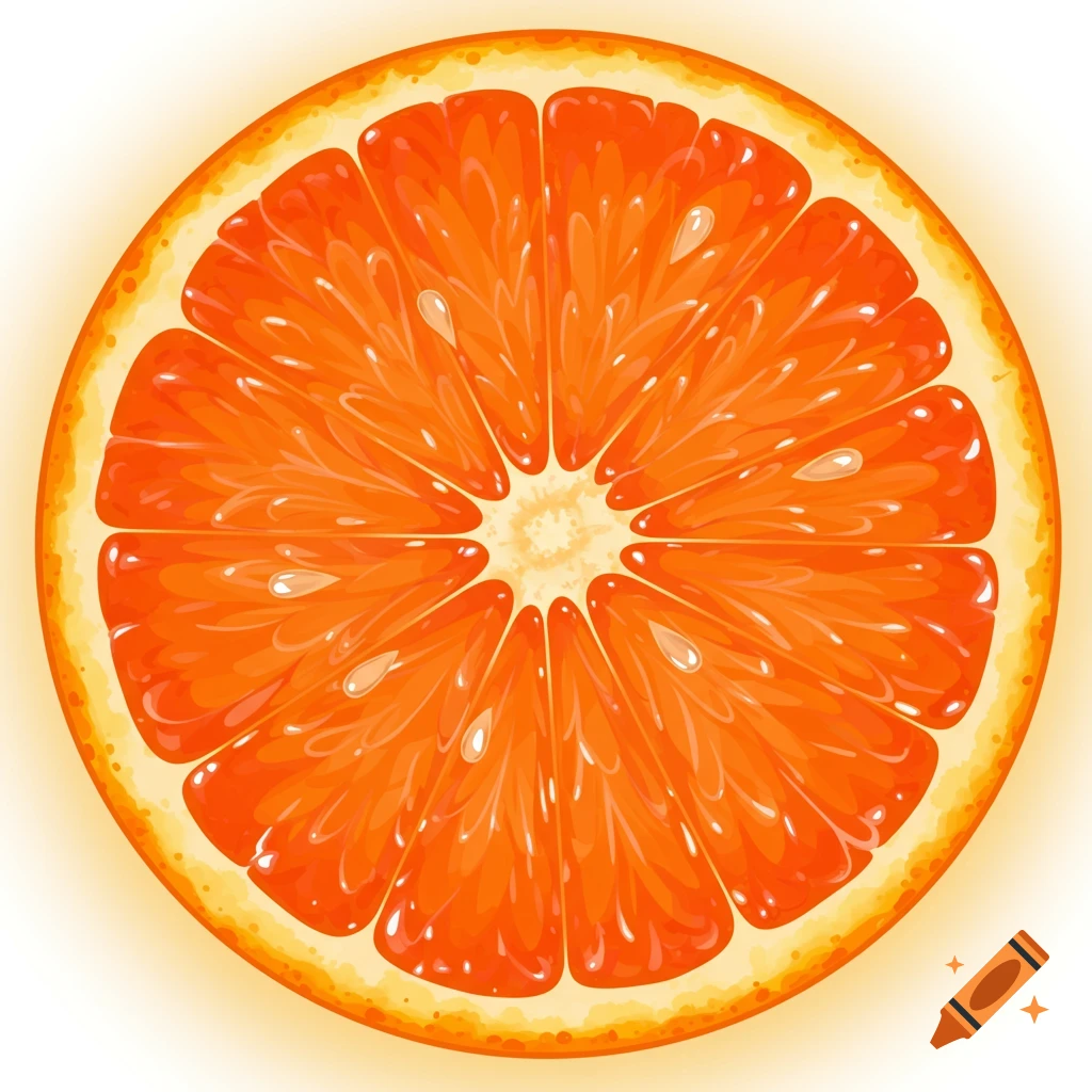 An orange slice