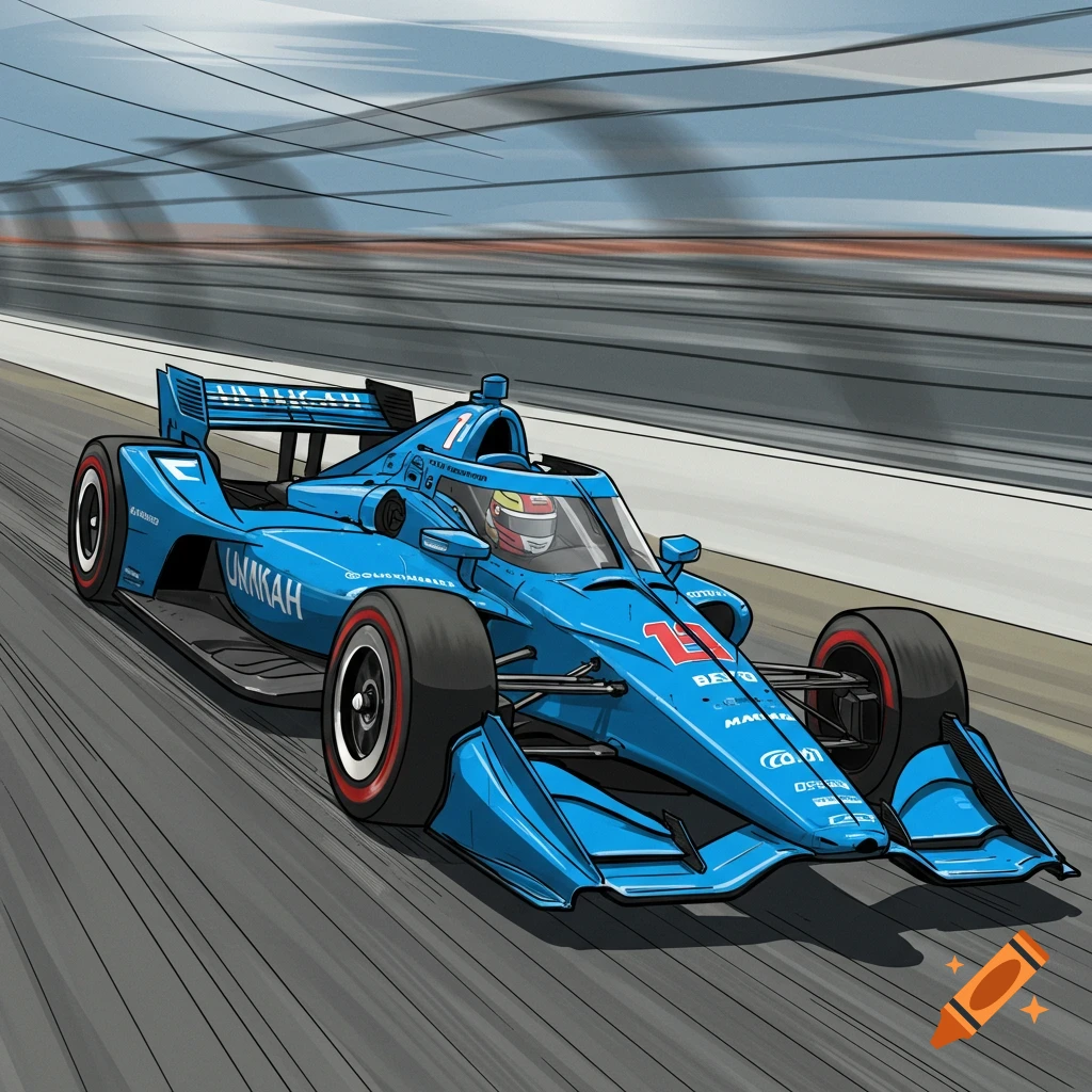 品質一番の Indycar created on Craiyon F1