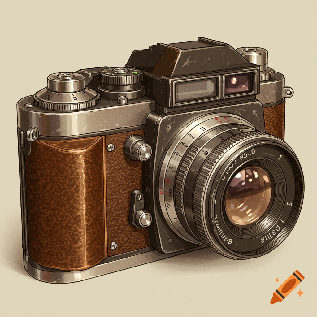 An old film camera