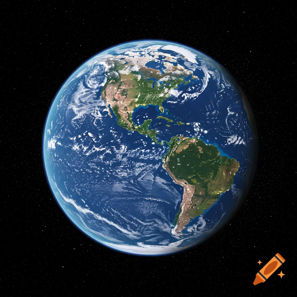 Earth seen from space