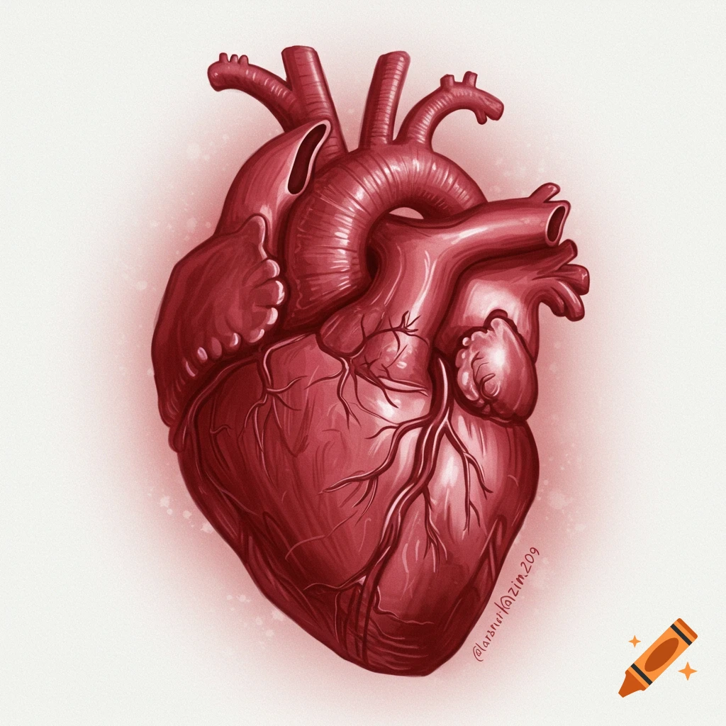 A human heart.