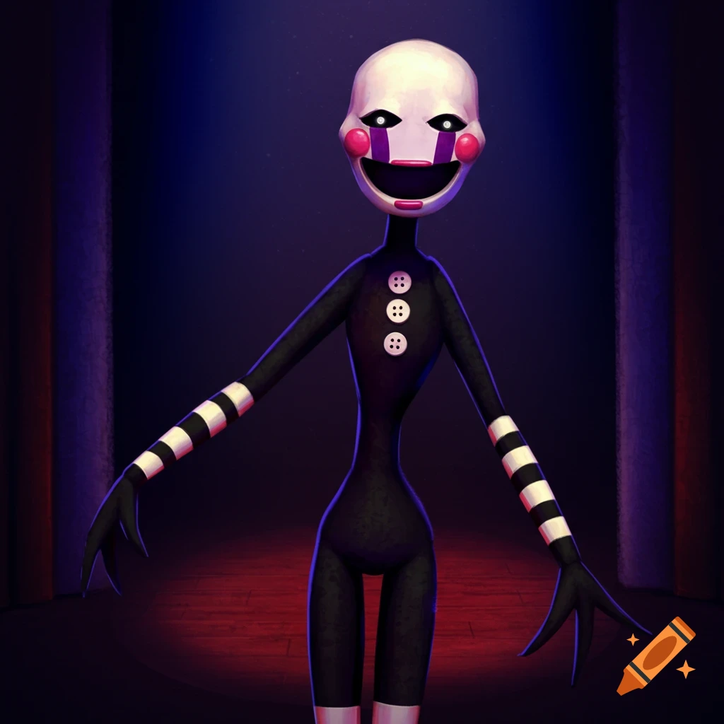 FNAF the puppet on Craiyon
