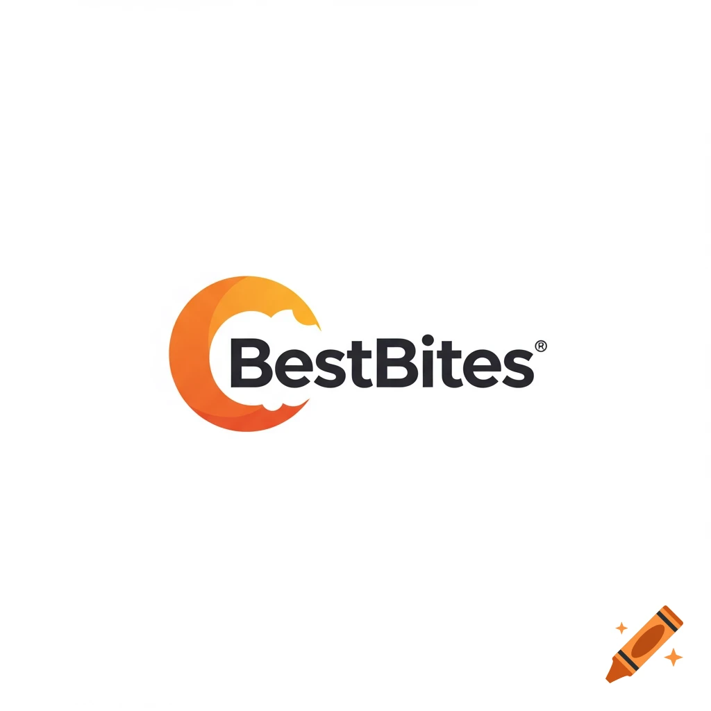 BestBites logo with orange circular graphic.