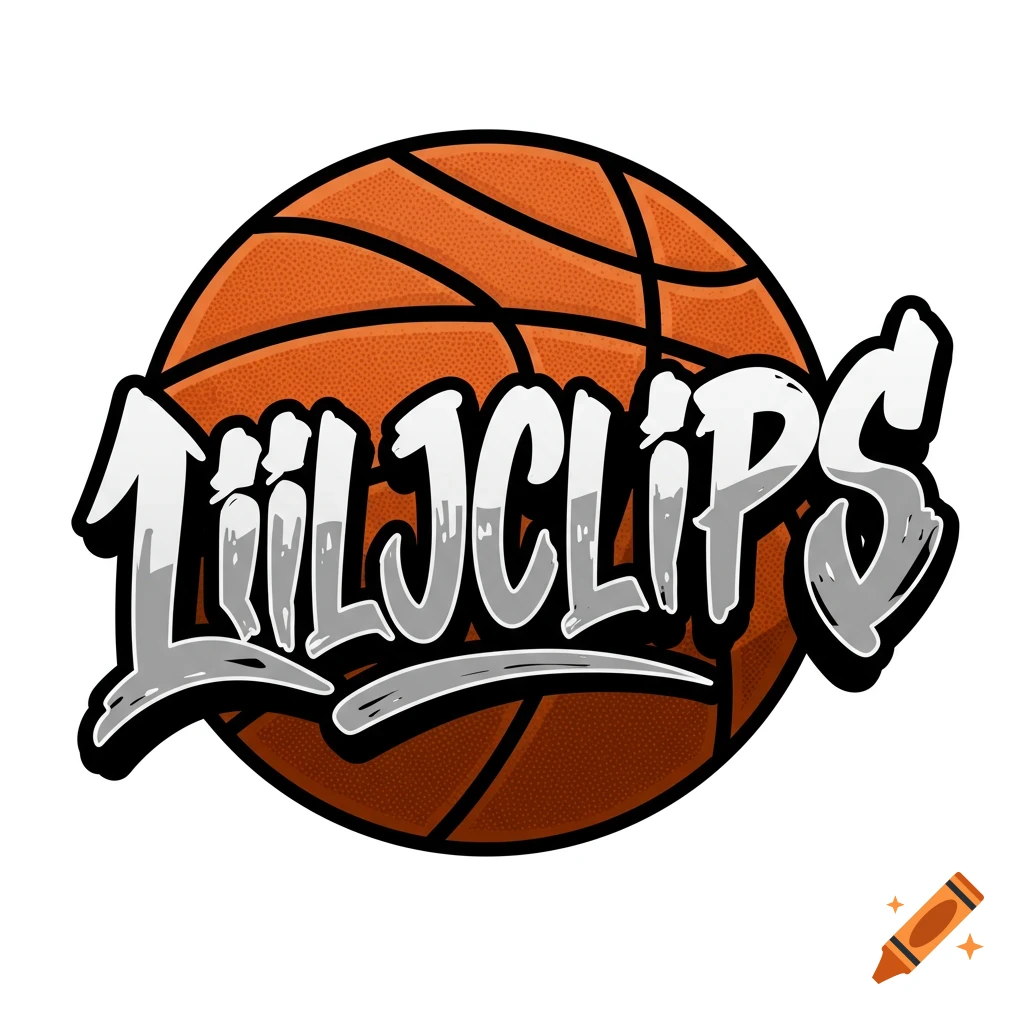 A logo featuring a basketball with the text "LILJCLIPS" across the front in white and gray.