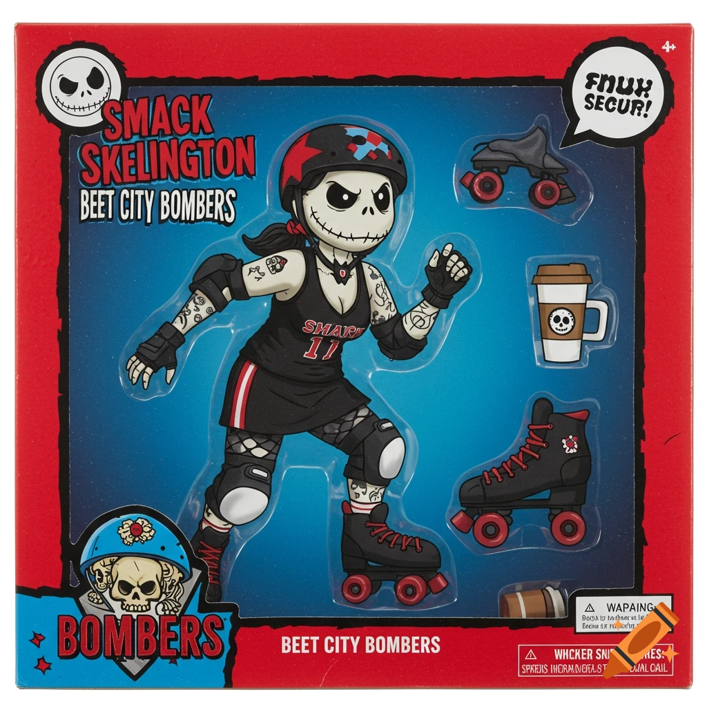Cartoon beaver action figure called 'The Big Beaver' in blister ...