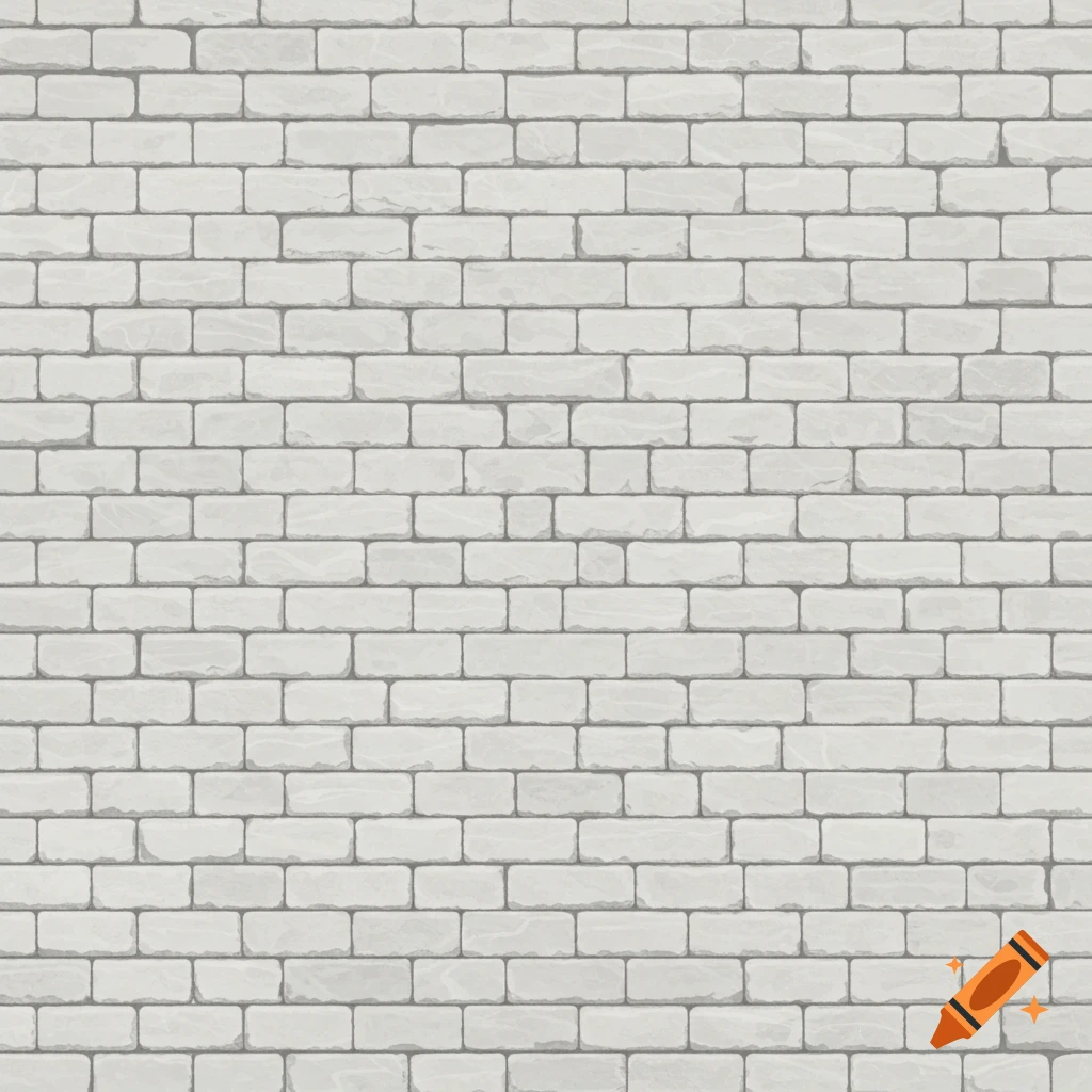 Seamless white brick wall texture