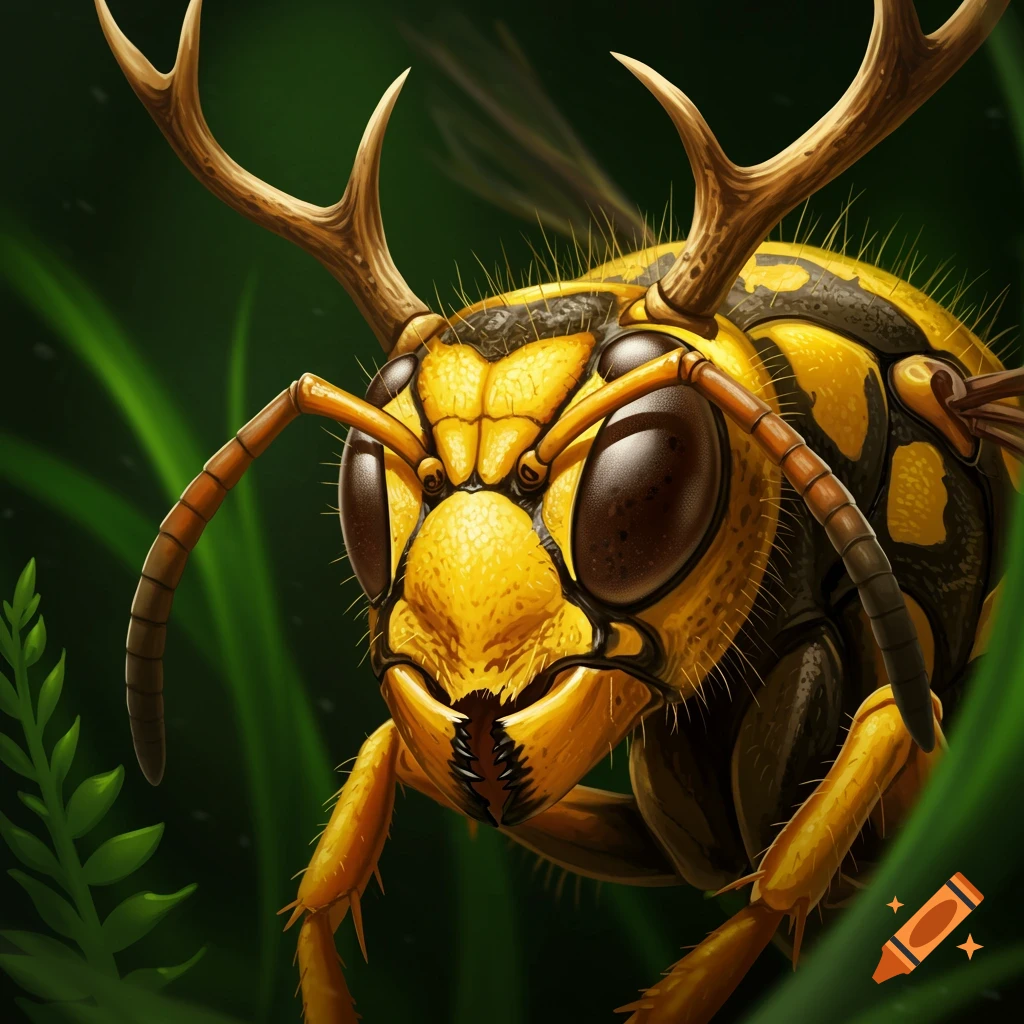 Wasp created on Craiyon