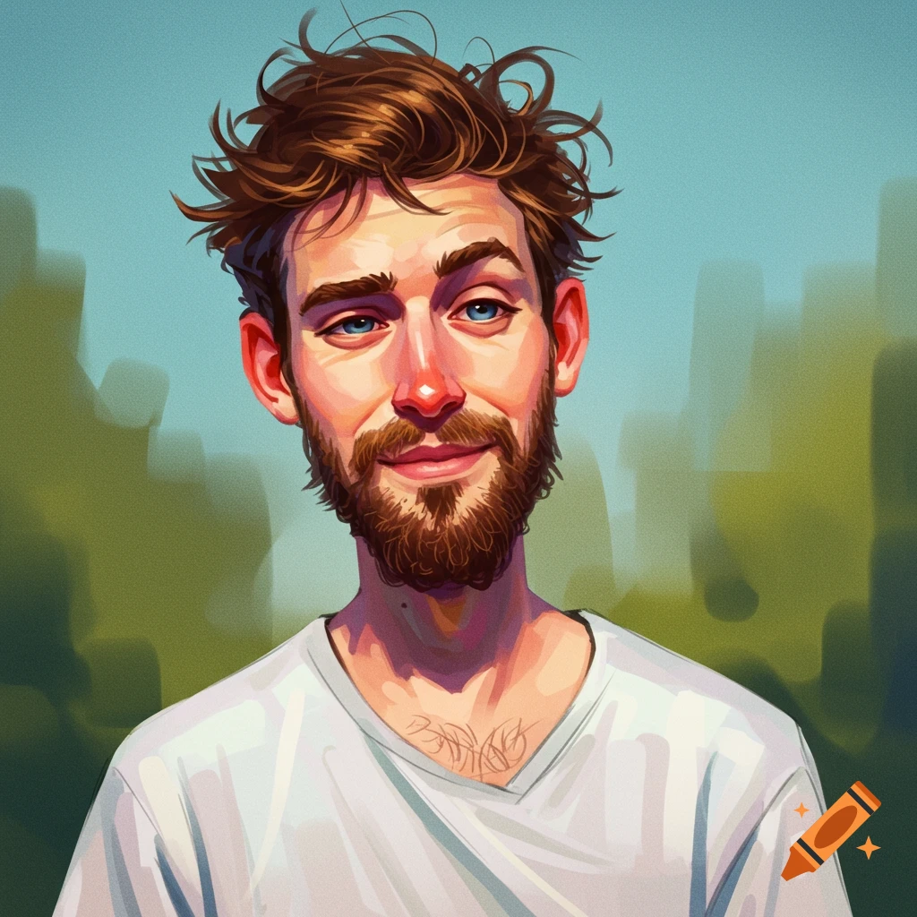 A man is smiling.