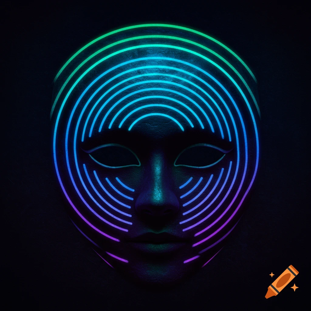 Mask with concentric circles