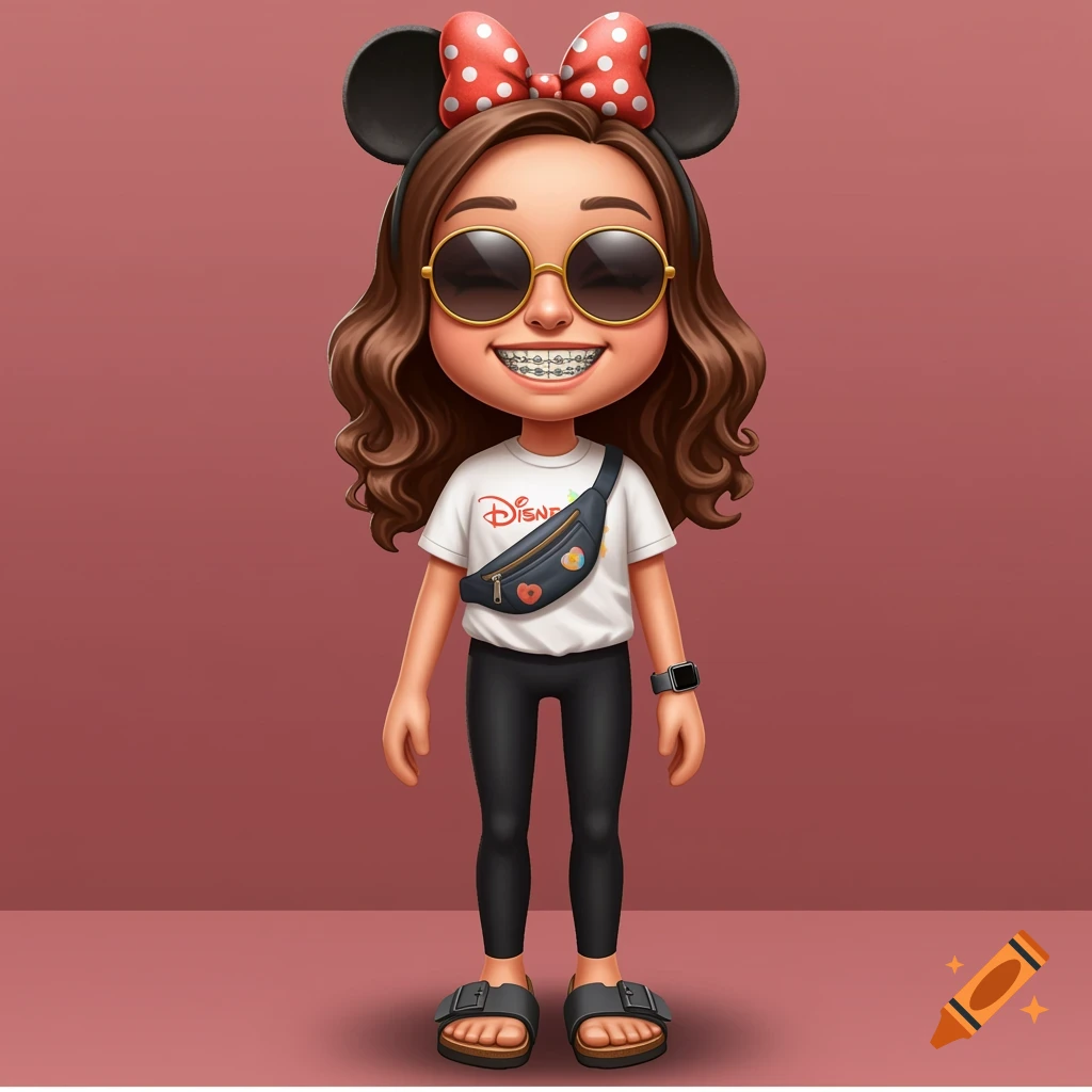 toy-action-figure-of-a-girl-with-disney-ears-ray-bans-braces-black