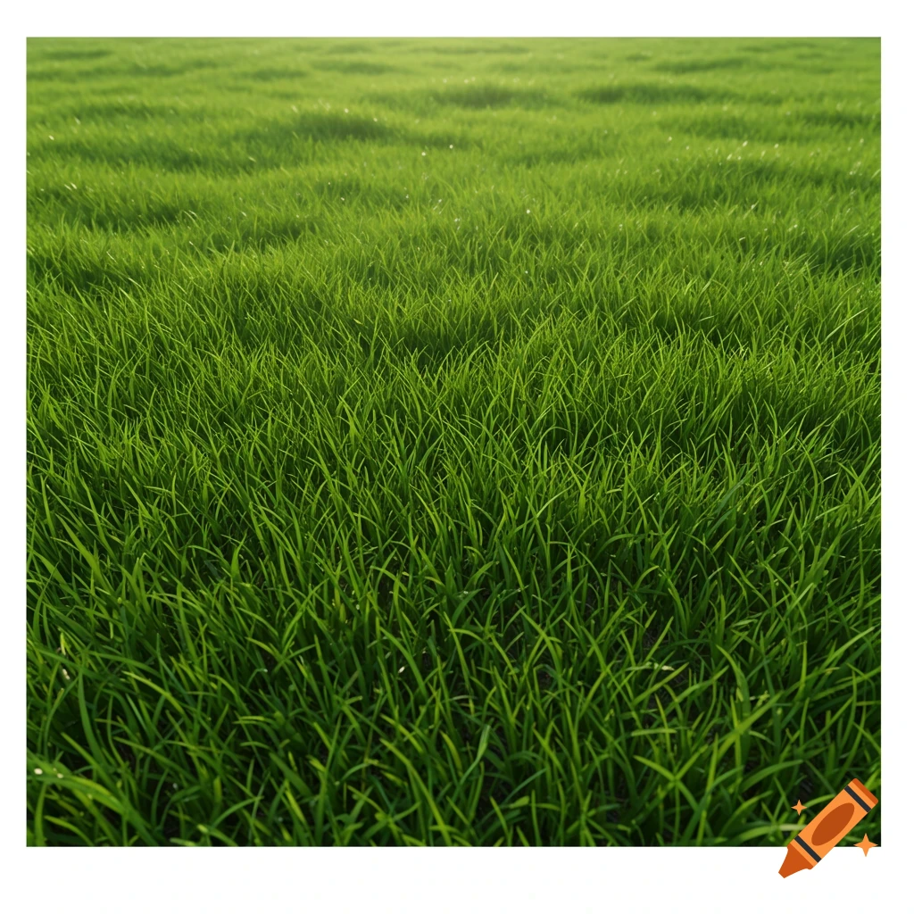 A close-up view of vibrant green grass.
