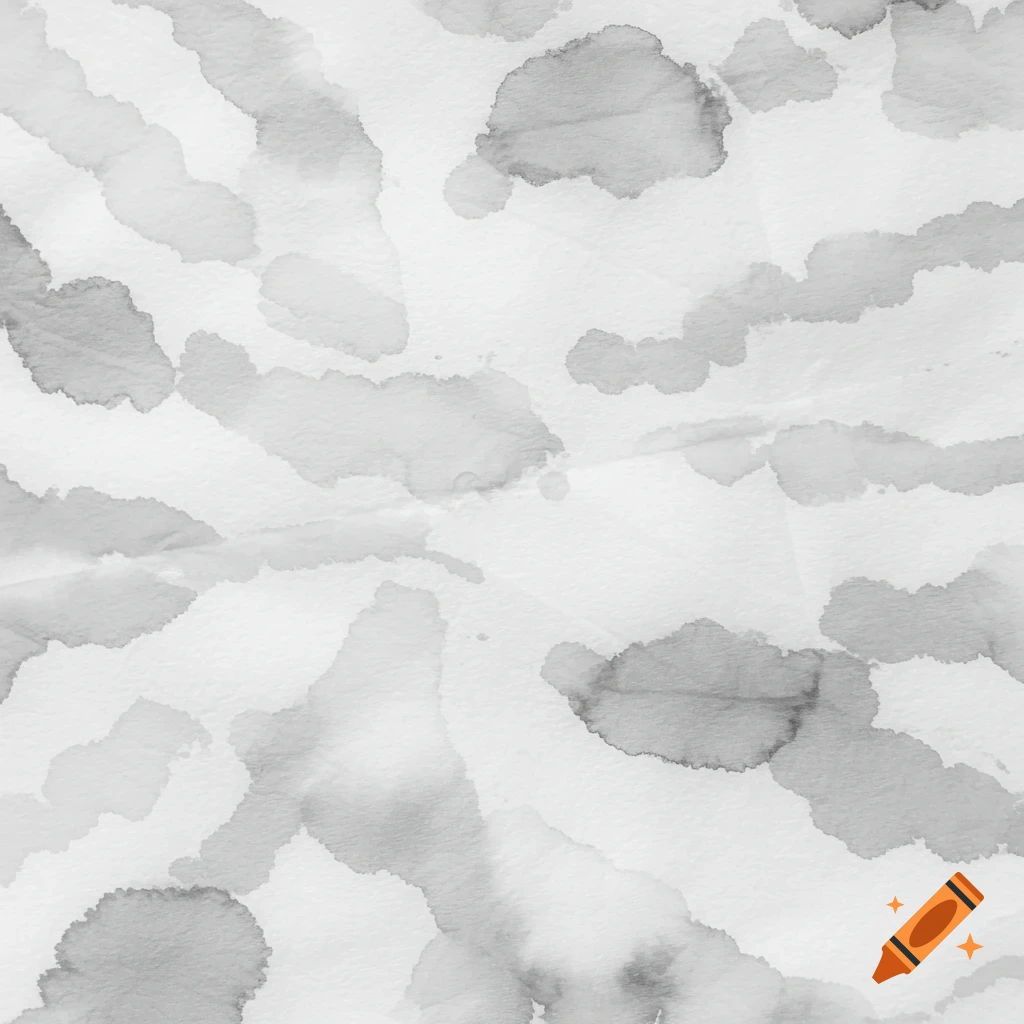 A grey and white abstract pattern with blotchy shapes.