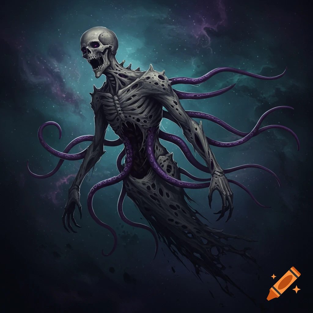 Cthulhu cultist on Craiyon
