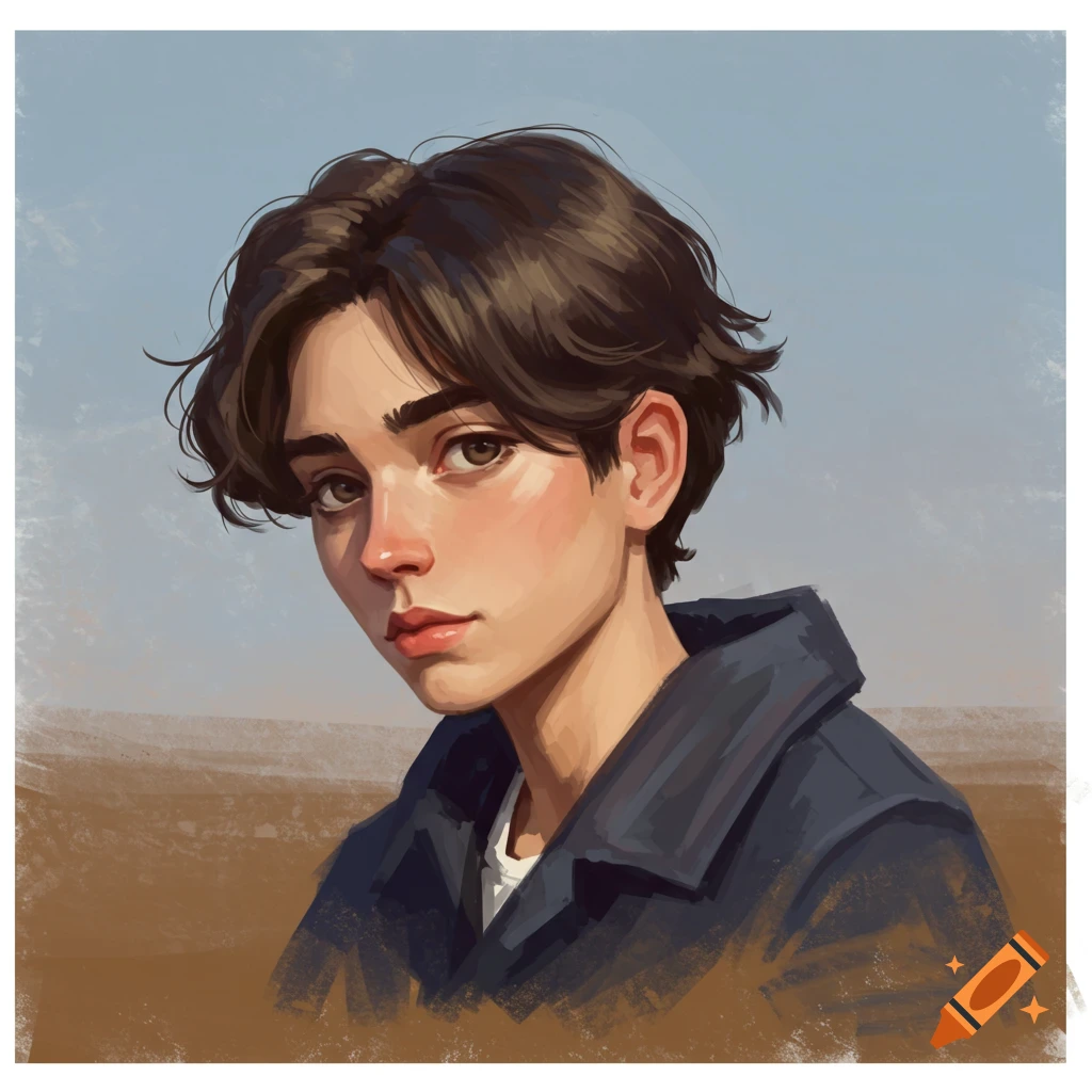 Portrait of a young person