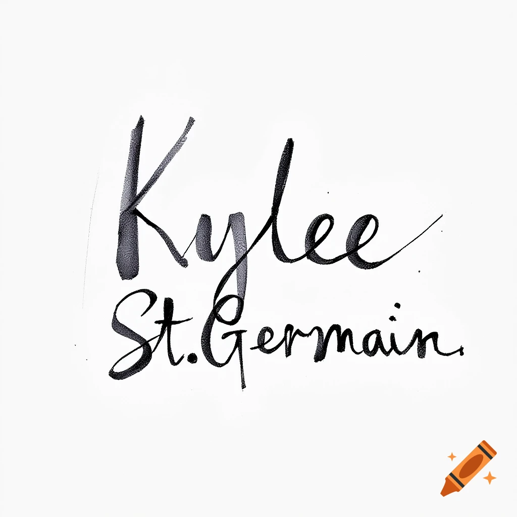 The name Kylee St.Germain written in black cursive calligraphy on a white background.