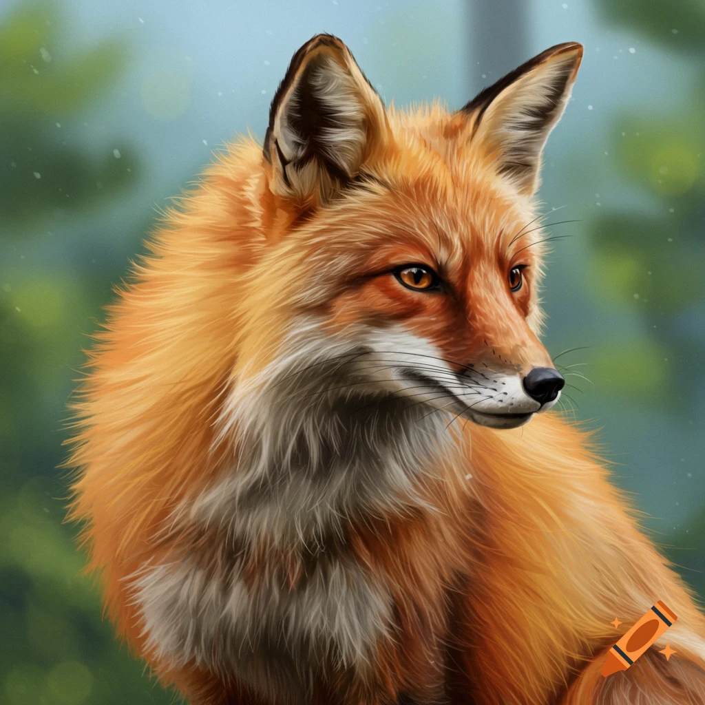A red fox.