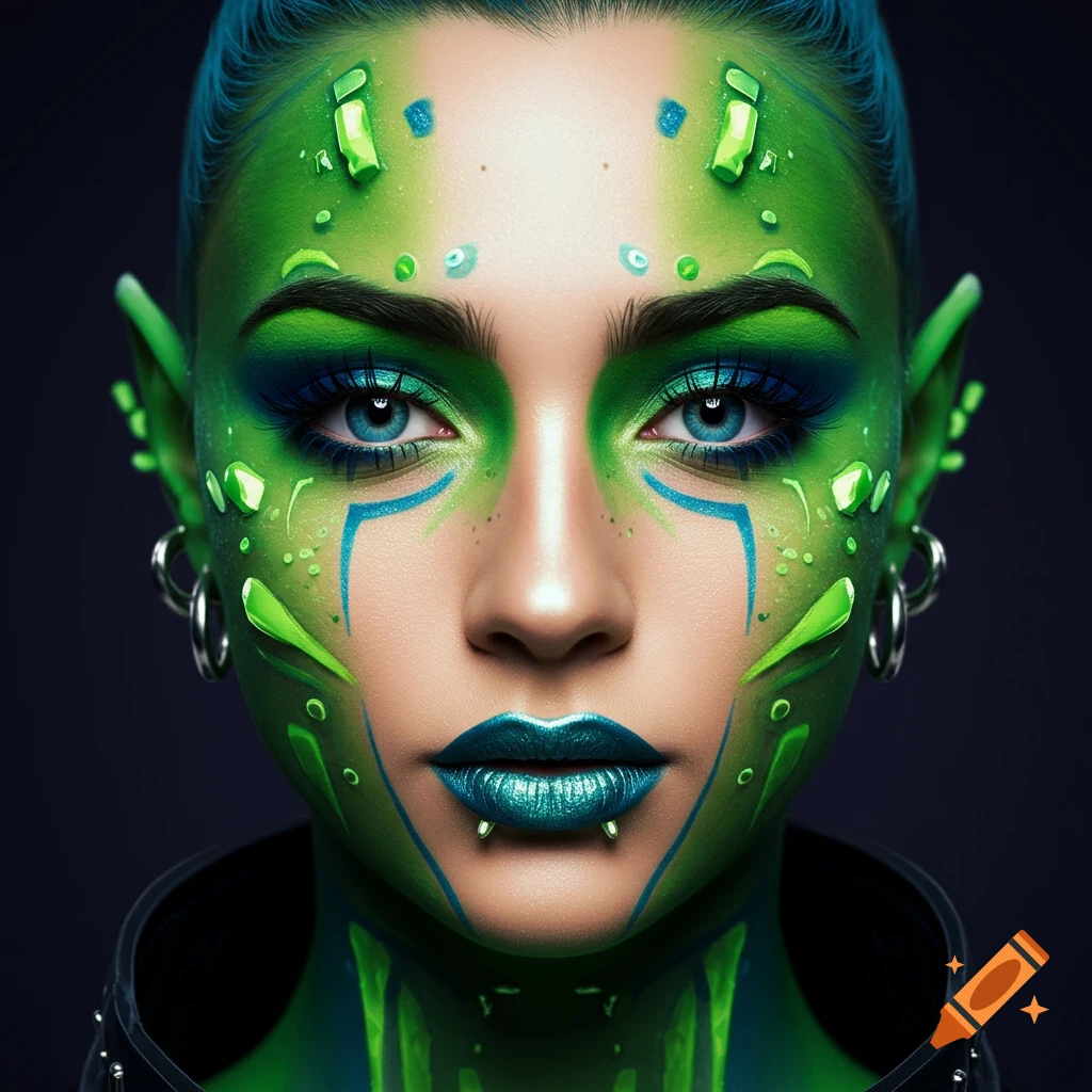Avant garde ice queen outfit by drag queen ava adore on craiyon