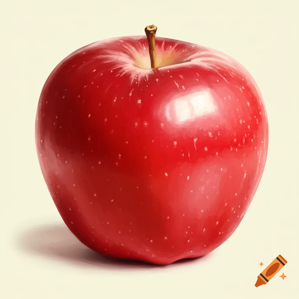 A red apple.