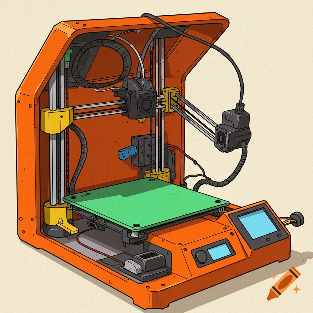 A 3D printer.