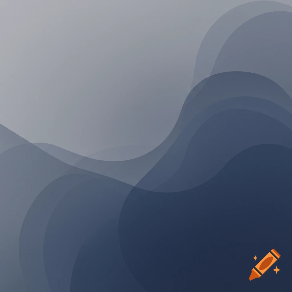 Abstract background with gray and blue wavy shapes and gradients.