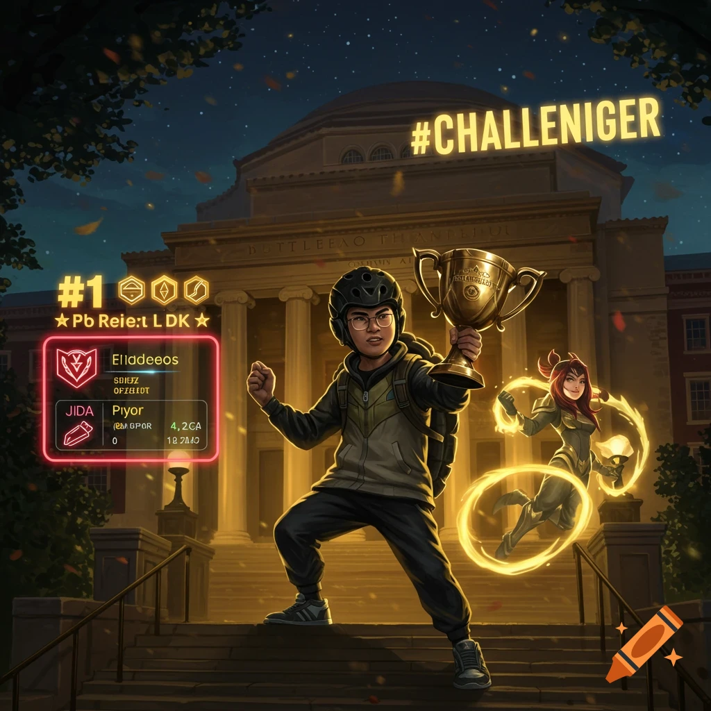 Epic esports poster of Blackhead the Turtle at Columbia University with ...