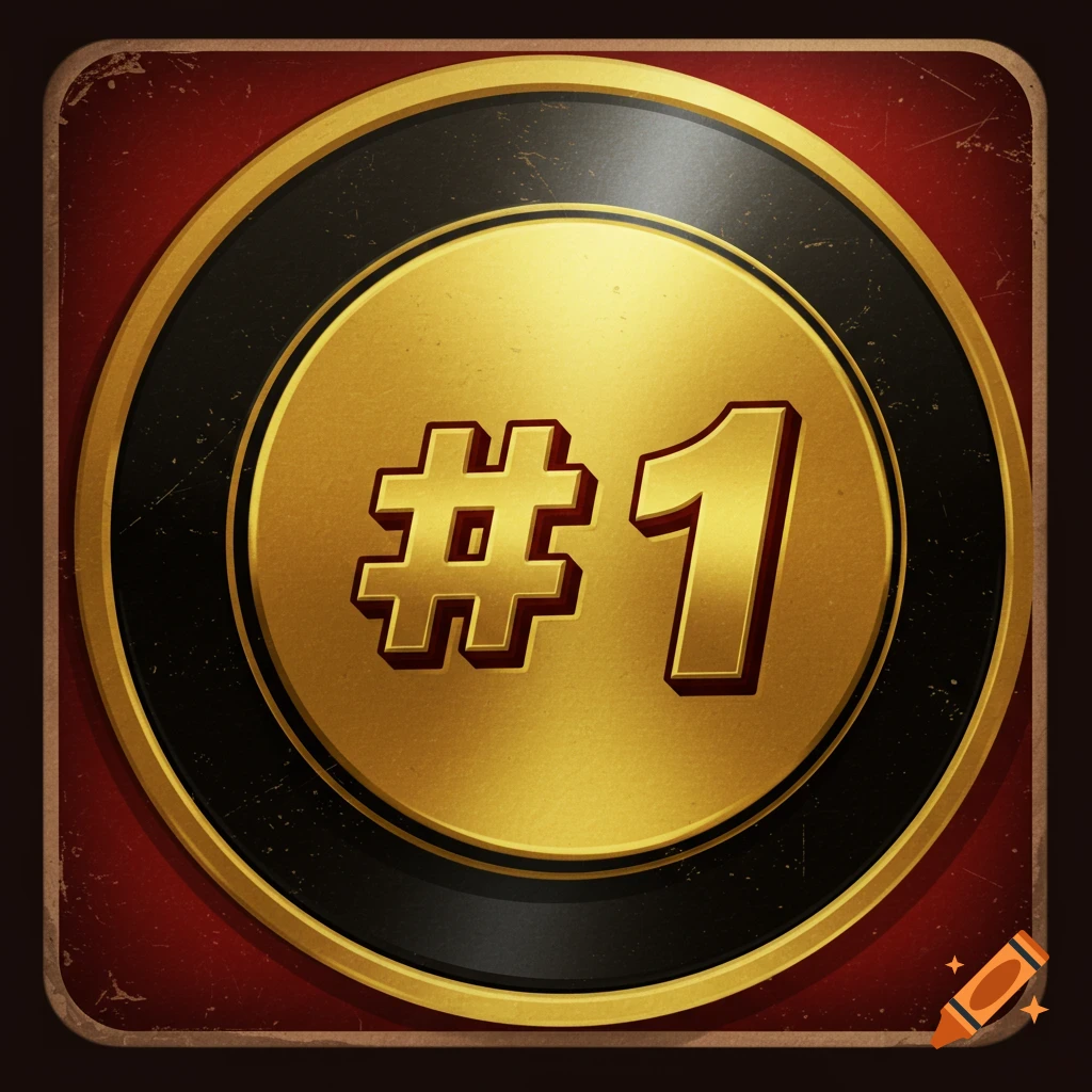 game-card-with-a-red-circle-around-the-number-1-on-a-textured