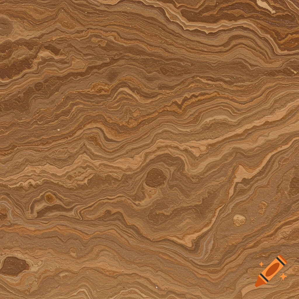 A swirling pattern of earthy brown and tan tones.