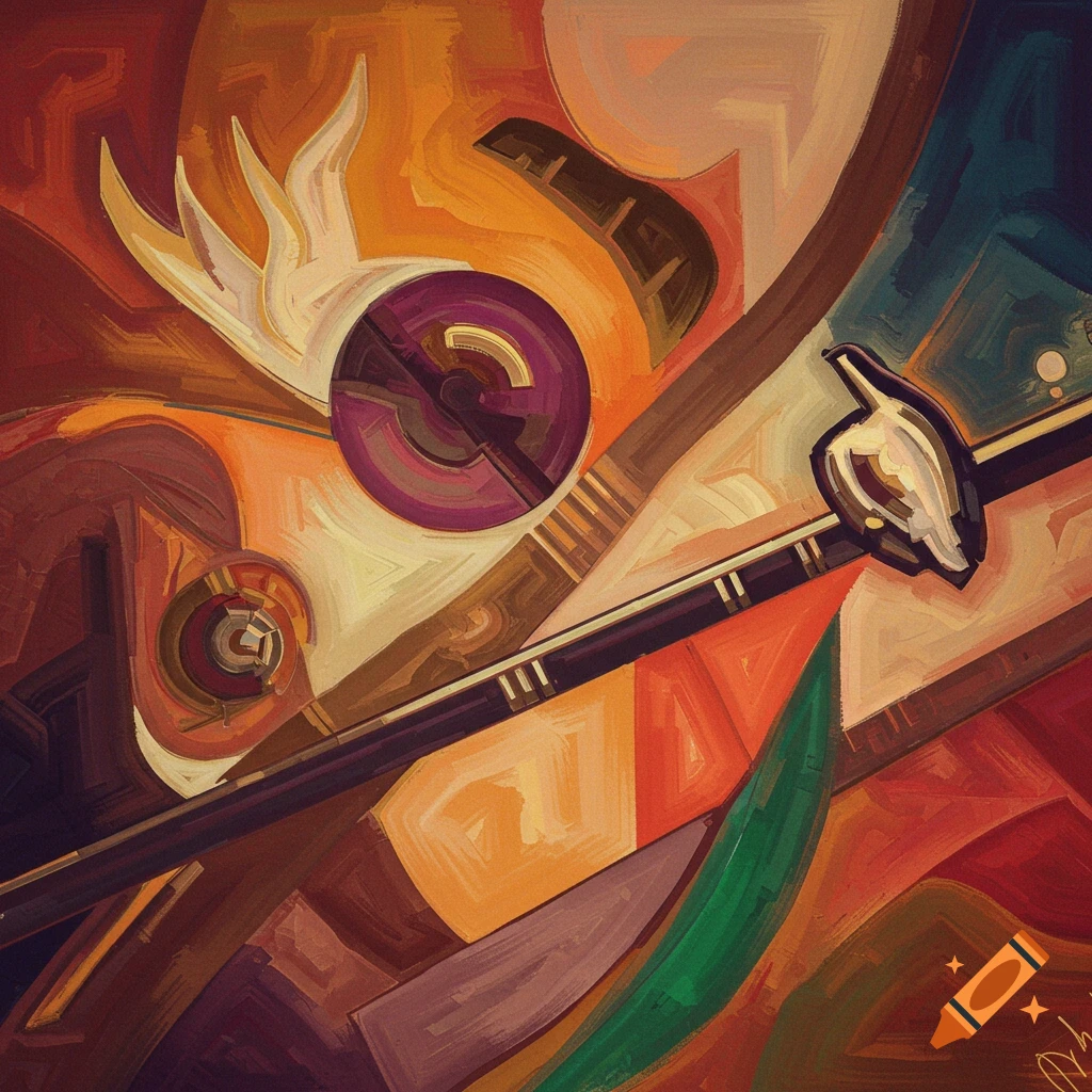 Abstract image with warm colors and organic shapes.