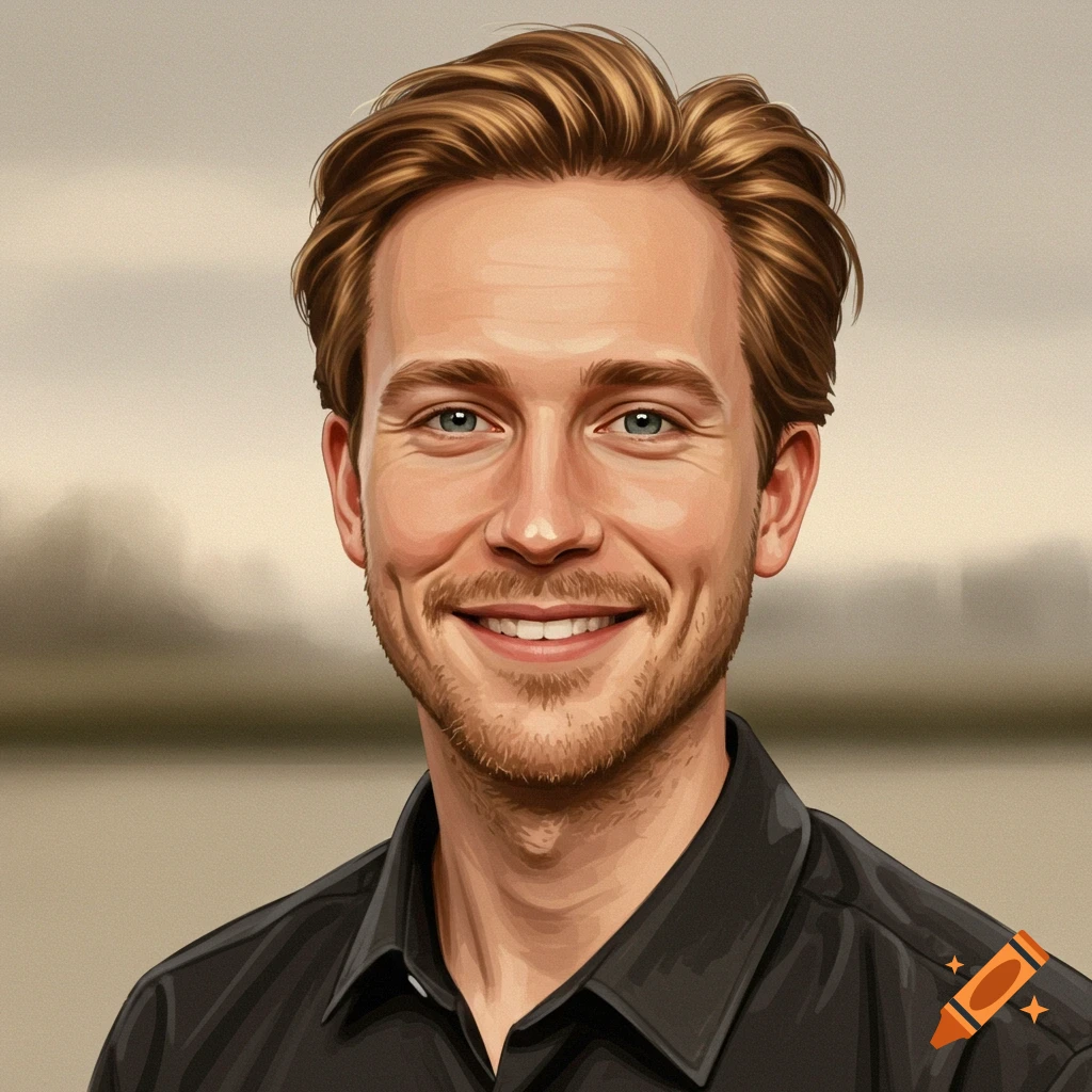 Smiling man with light brown hair and beard.