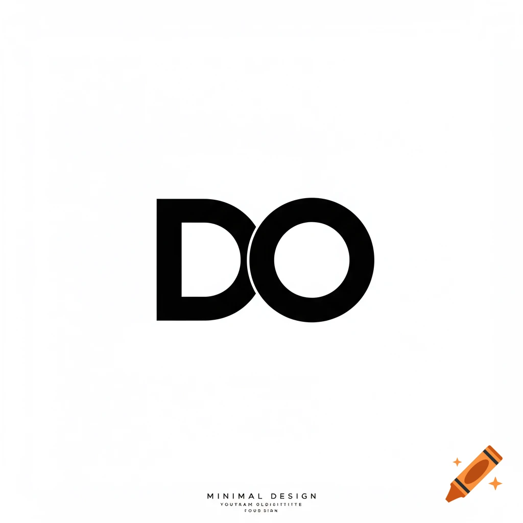 Black DO logo on a white background with smaller text below.