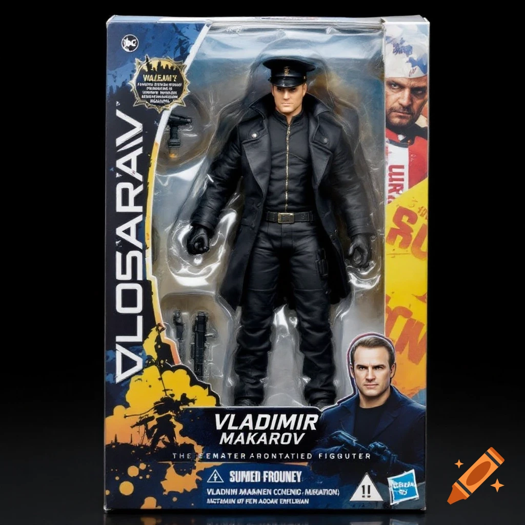 Vladimir Makarov action figure in packaging