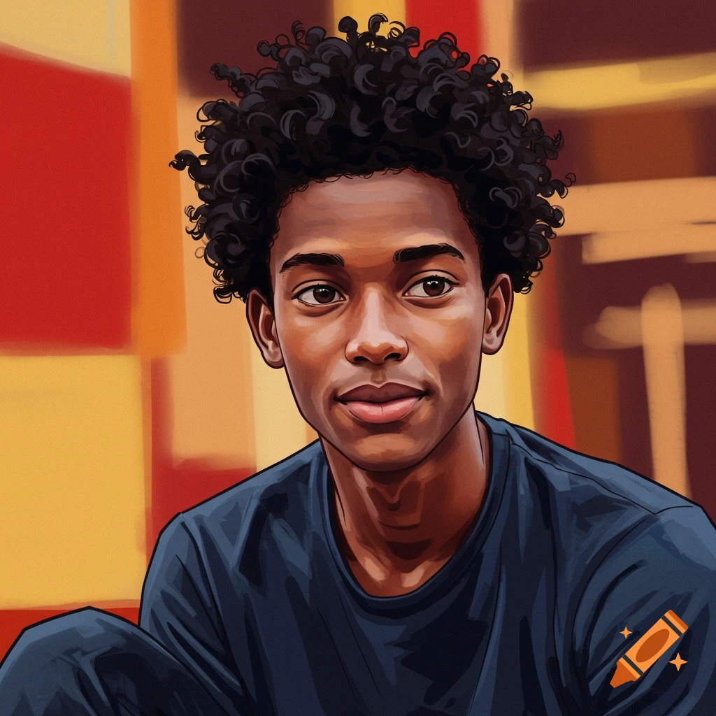 A young person's portrait.