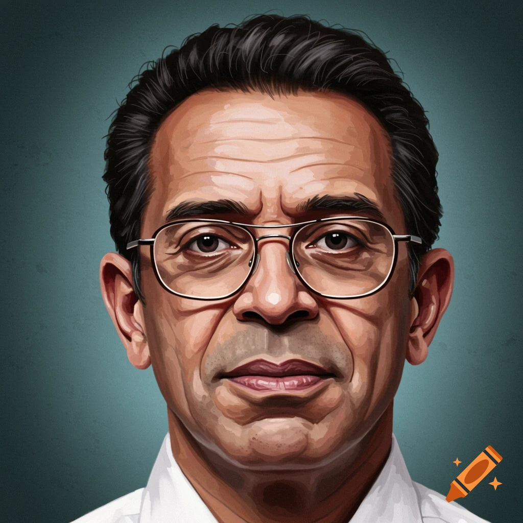 portrait of a man in glasses