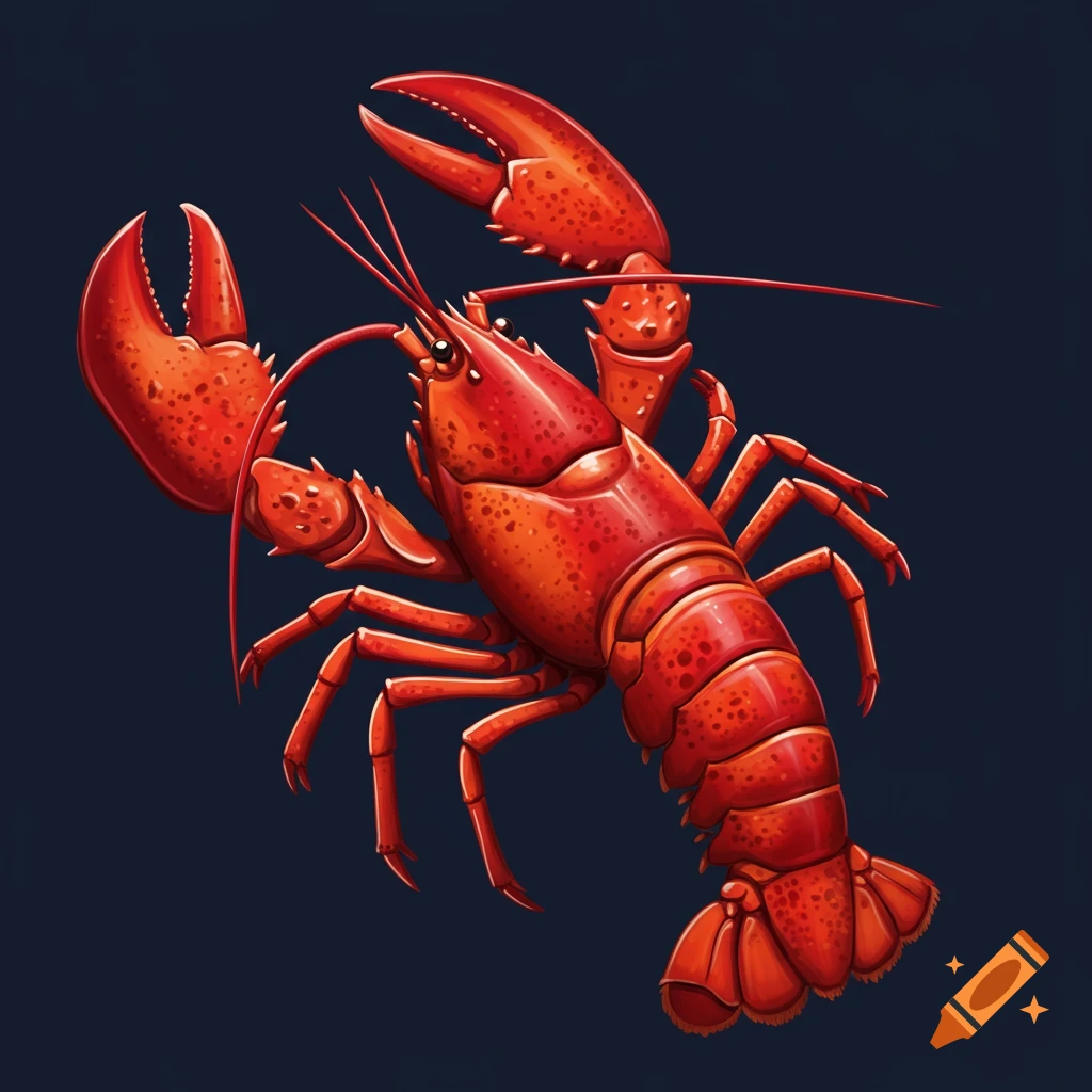 A red lobster.