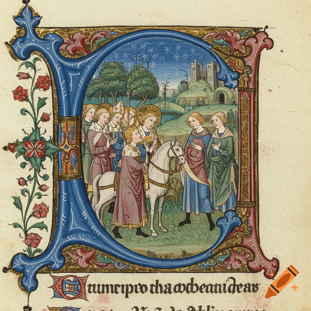 Illuminated Manuscripts created on Craiyon