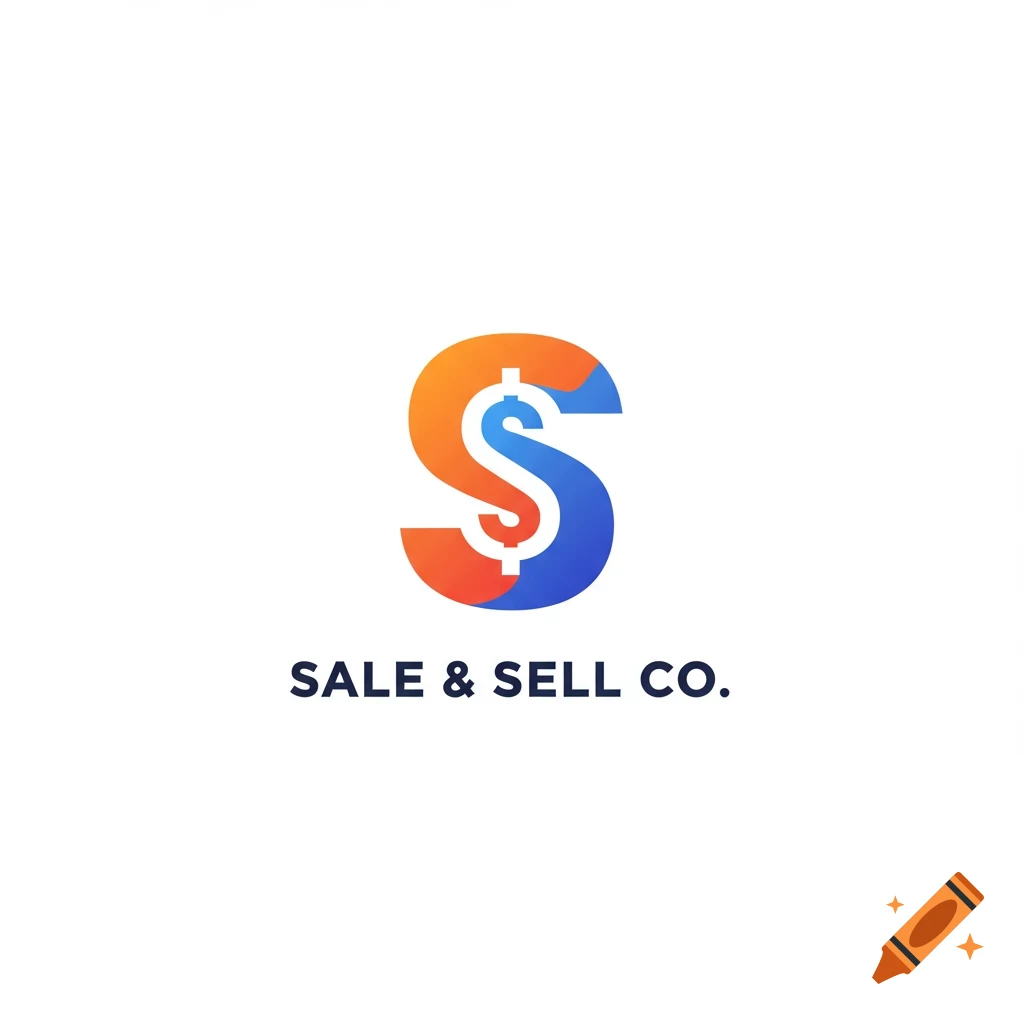 Logo: An orange and blue stylized 'S' with a dollar sign inside, above the text 'SALE & SELL CO.'.