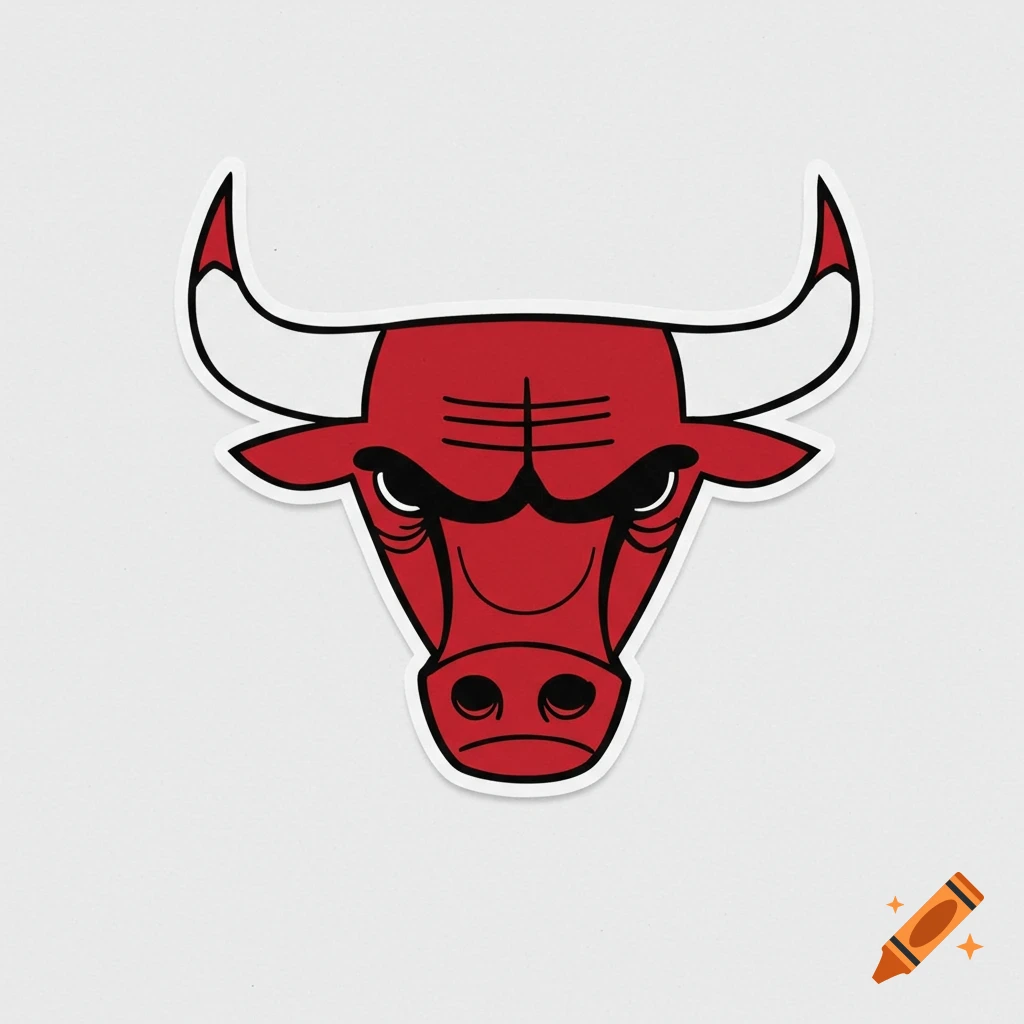 Red and black Chicago Bulls logo