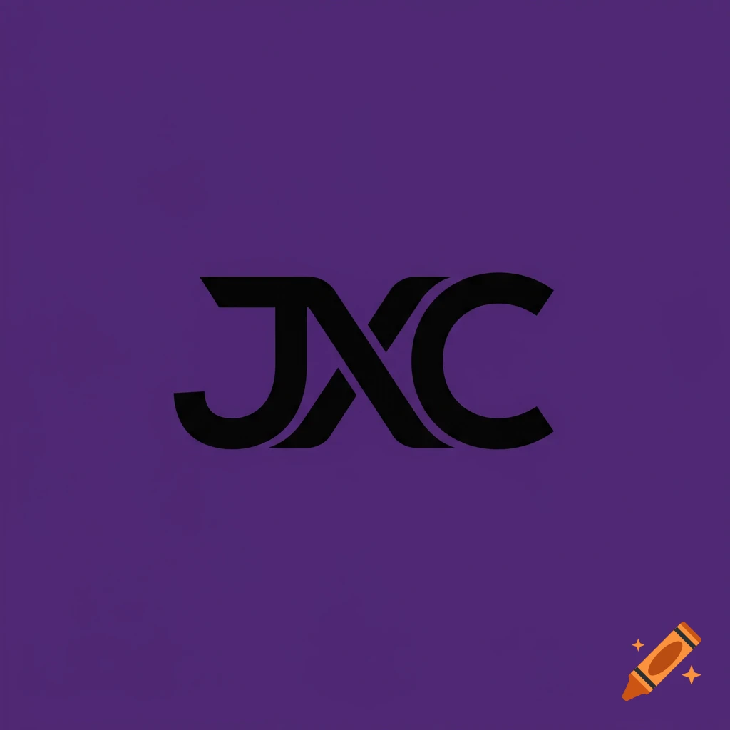 A black intertwined logo of the letters J, X, and C on a purple background.