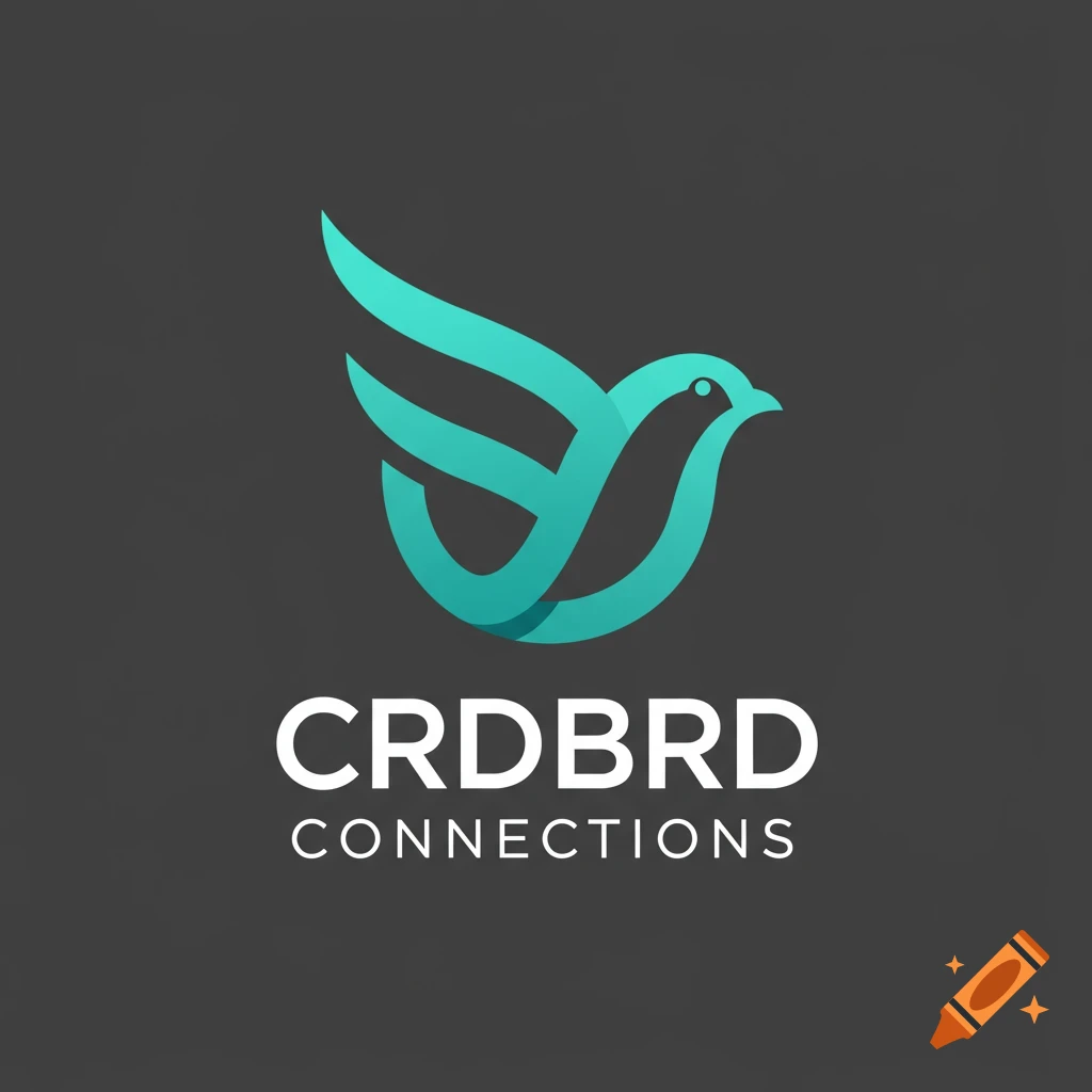 Logo featuring a stylized teal bird and the text CRDBRD CONNECTIONS